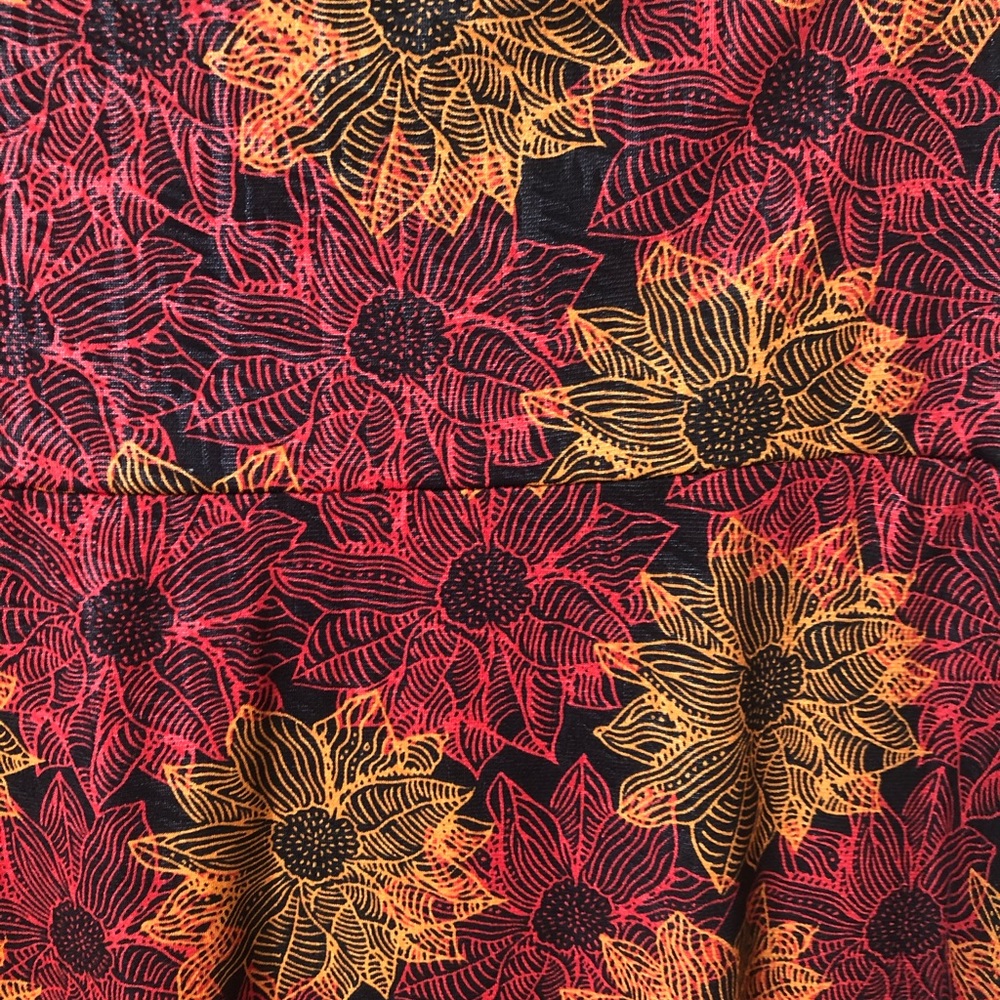 Lularoe LLR Maxi Skirt, Size Small, Fall Colors - Picture 2 of 4